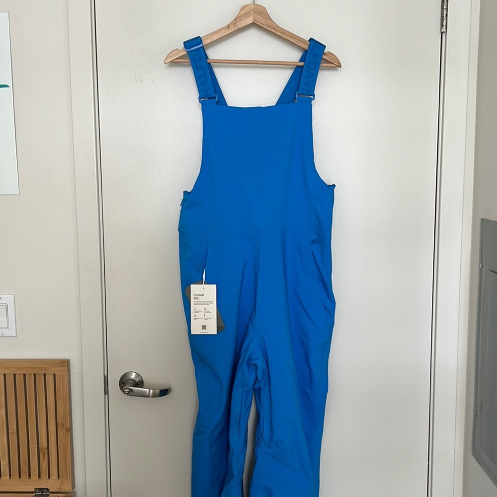 NWT Halfdays Carson Bib Pant - Blue Bird
